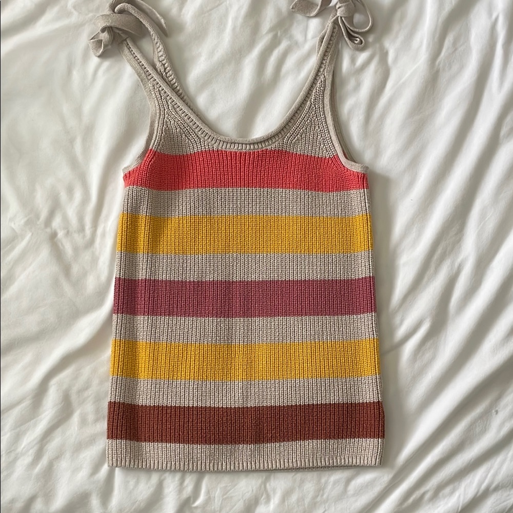GAP knit tank top striped